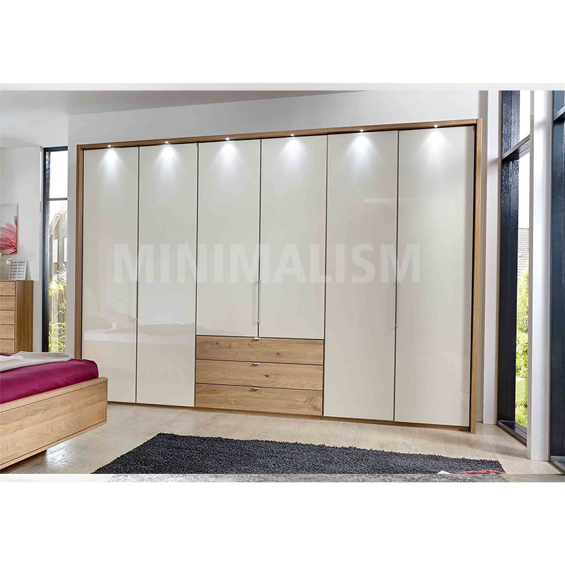 Custom Color bedroom wooden pictures two door designs walk in  aluminum wardrobe closet organizers