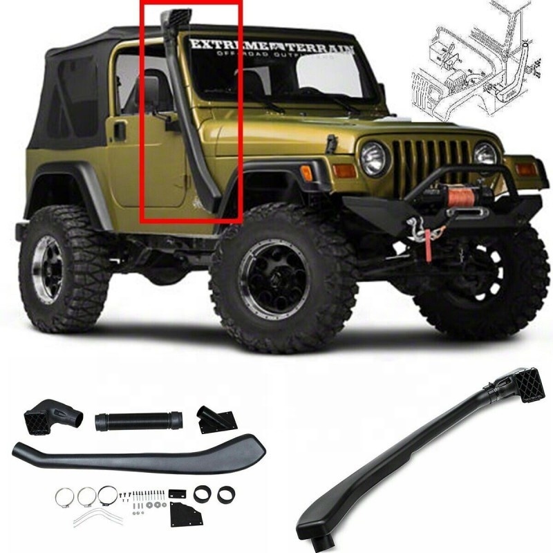 Air Intake Snorkel 4X4 Offroad Auto Accessories Car Snorkel Fit For Jeep Wrangler TJ