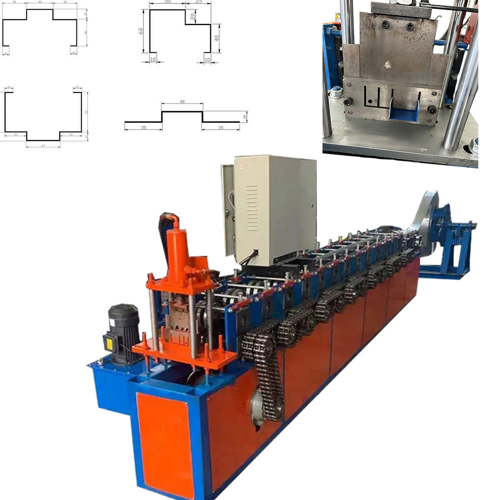 Steel c Channel Roll Forming Machine C Z U Shaped Profile Section light steel keel purlin roll forming machine