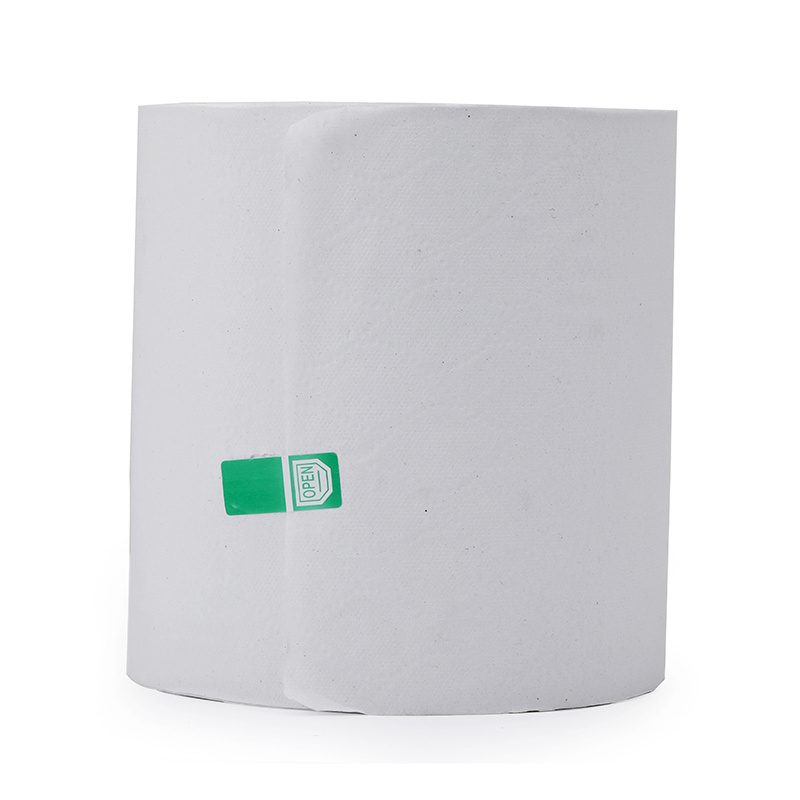 Premium Quality Colored Commercial Industrial Paper Towels Rolls Recycled 1-2ply white Hand Paper glue Towels Rolls