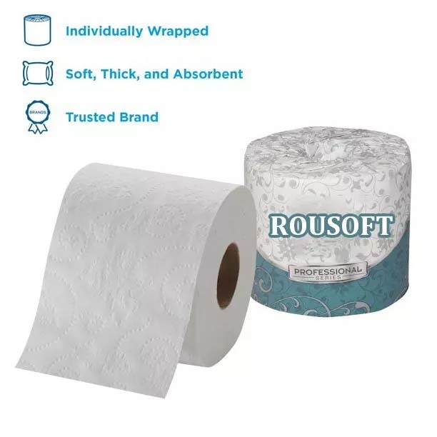 Toilet Paper Roll white or nature color Wholesale Tissues Hotel Toilet Paper tissue