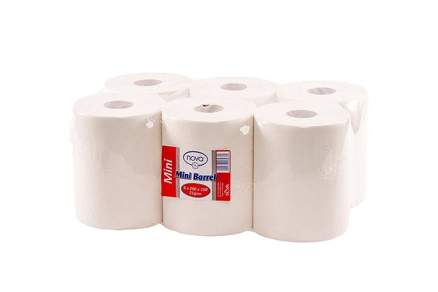 Premium Quality Colored Commercial Industrial Paper Towels Rolls Recycled 1-2ply white Hand Paper glue Towels Rolls