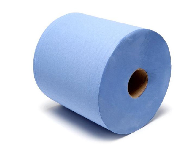 High Quality Colored Commercial Industrial Paper Towels Blue Rolls Recycled 2ply Blue Hand Paper Towels Rolls