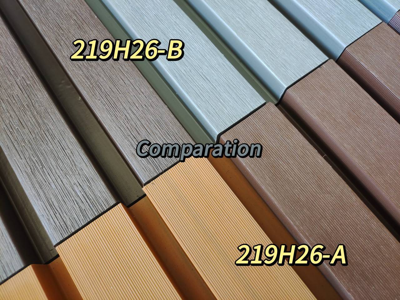 Modern CO-extrusion WPC Wall panels Exterior Wall Panel Decorative Wall Cladding With Wood Plastic Composite Material