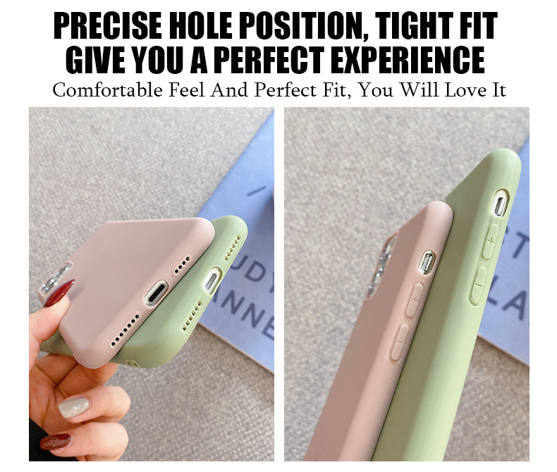 Simple new solid color cell phone case for  iphone 14 13 12 pro max official original logo liquid silicone phone case cover