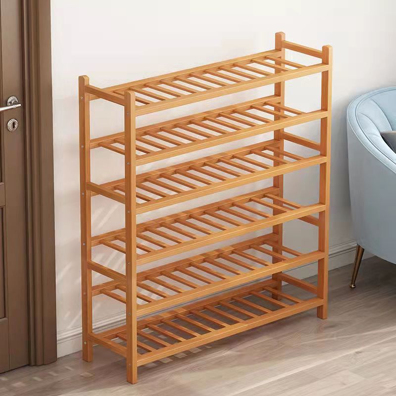 Natural Bamboo Storage Furniture Plant Shoe Rack Corner Rack Bathroom Shelf Shoe Storage Shelving Rack