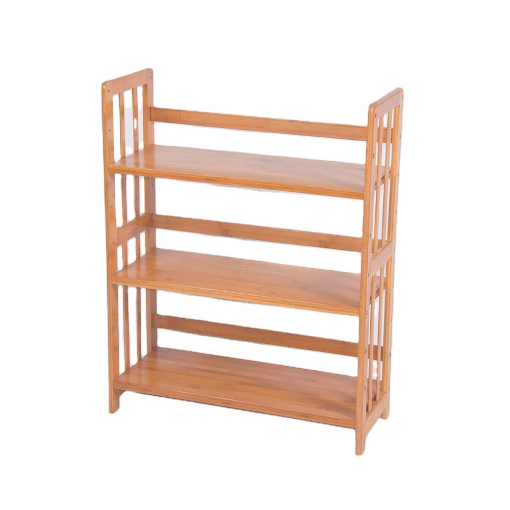 Eco-friendly 5 Tier Bamboo Floor Wooden Shoe Storage Rack For Sale