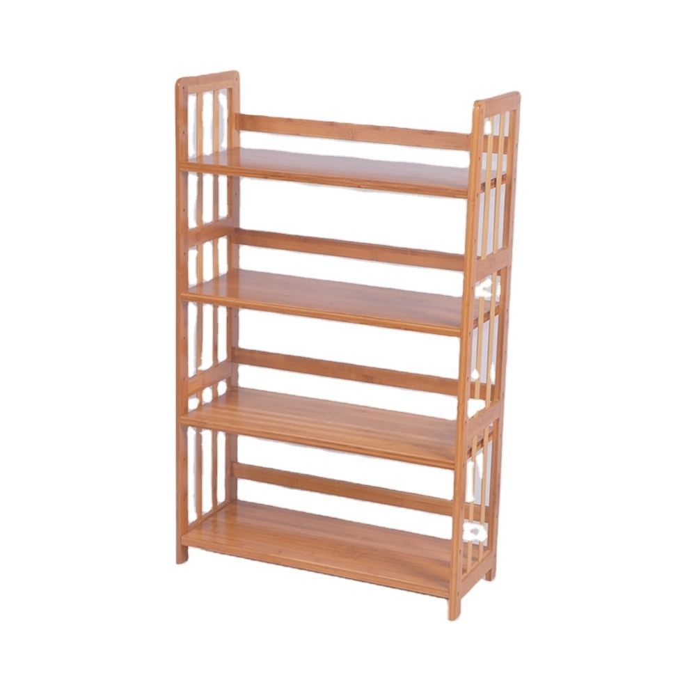 Eco-friendly 5 Tier Bamboo Floor Wooden Shoe Storage Rack For Sale