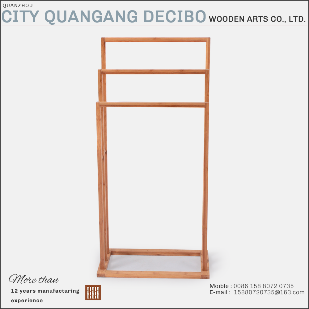 good market 4 tier wooden bamboo towel rack ladder