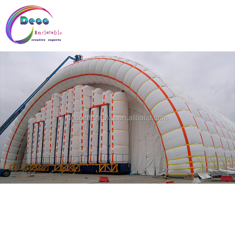 custom inflatable aircraft hangar tent