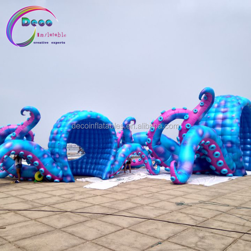 Inflatable Tentacle Artificial Octopus Tentacles DJ booth tent