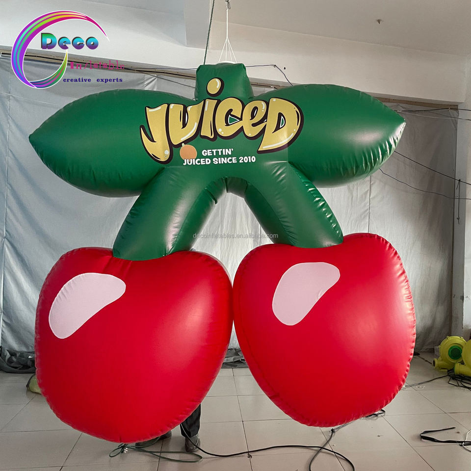 Event Decoration Shopping Mall Advertising Decoration Giant Inflatable Cherry