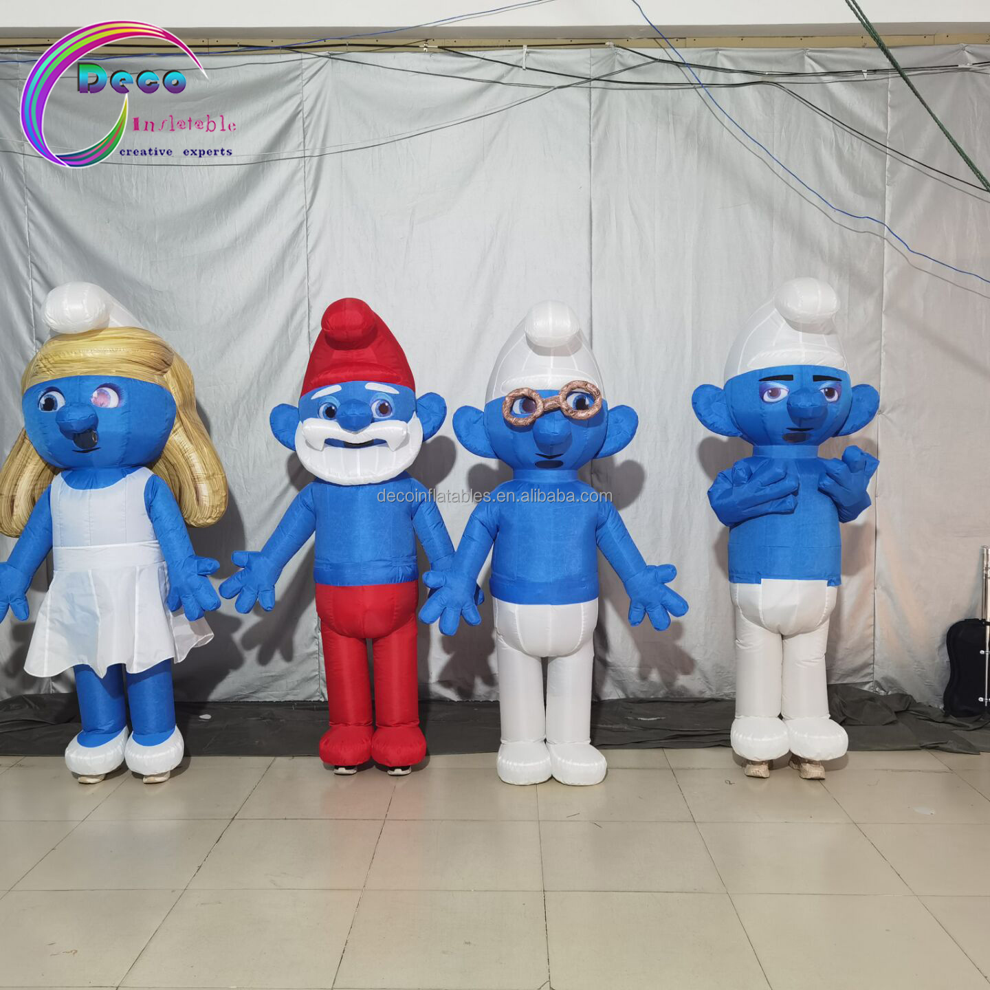 Customized Inflatable cartoon Movie Characters blue fairy outdoor Inflatable Cartoon Blue fairy Costume