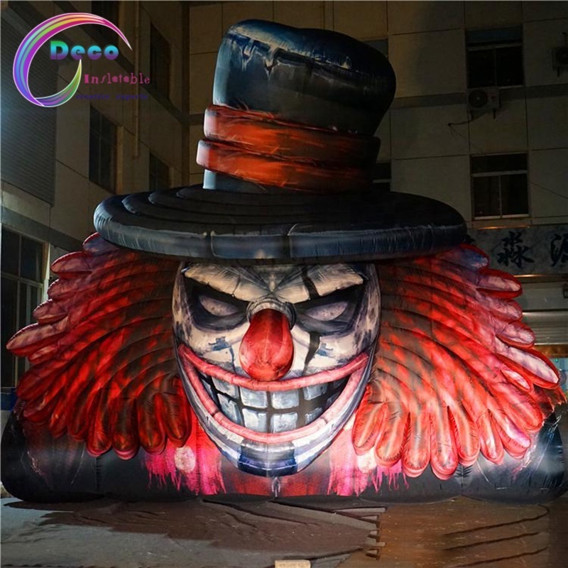 halloween inflatables horror cartoon laughing head circus giant inflatable scary clown