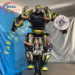 Customized inflatable giant inflatable walking robot model costume for inflatables advertising