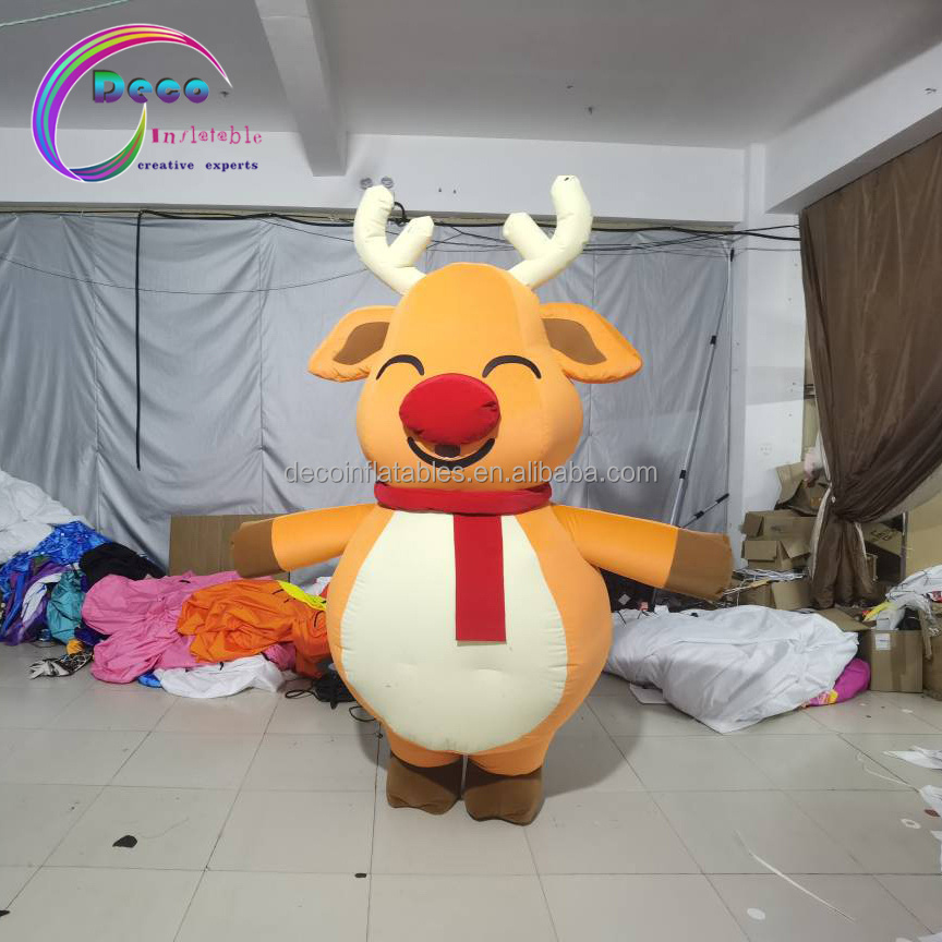 Christmas Inflatable Animal Costume Inflatable Plush Costume Inflatable Elk Costume