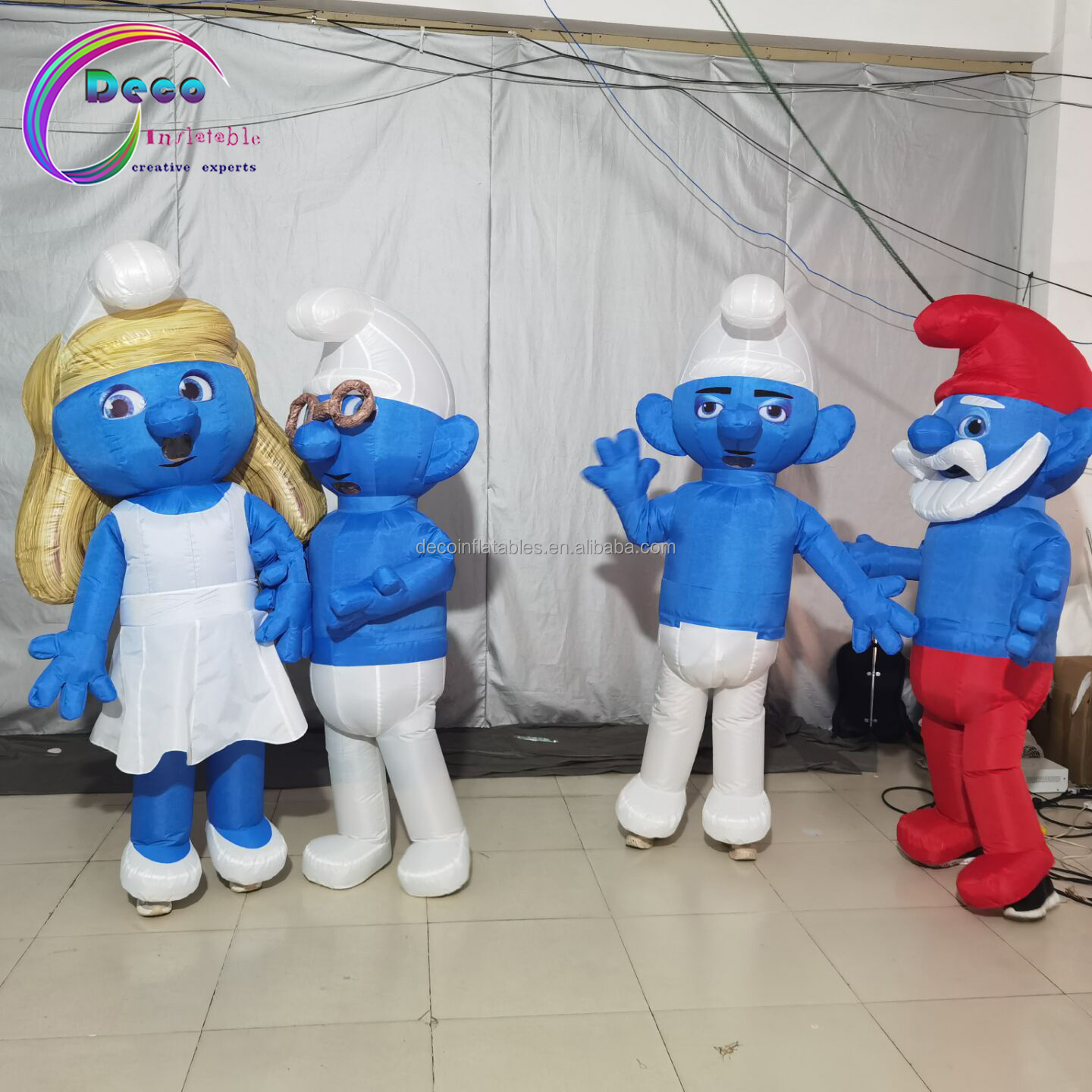 Customized Inflatable cartoon Movie Characters blue fairy outdoor Inflatable Cartoon Blue fairy Costume