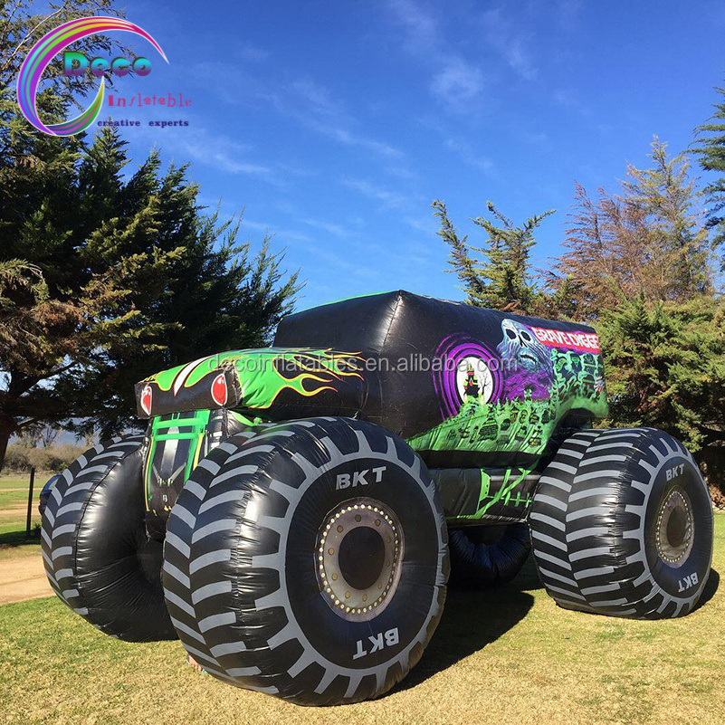 2019 Hot sale giant inflatable monster truck, monster truck inflatable for advertising