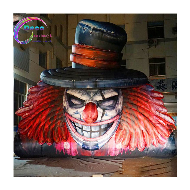 halloween inflatables horror cartoon laughing head circus giant inflatable scary clown