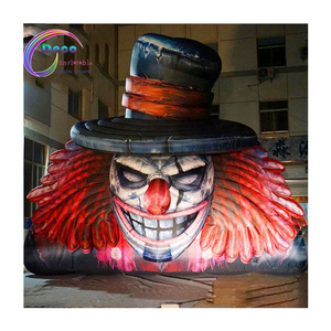 halloween inflatables horror cartoon laughing head circus giant inflatable scary clown