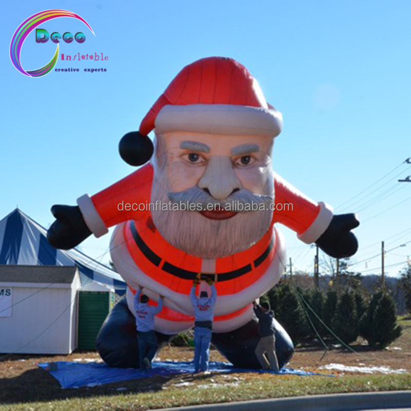 Outdoor yard decorations Inflatable christmas blow ups santa claus inflable