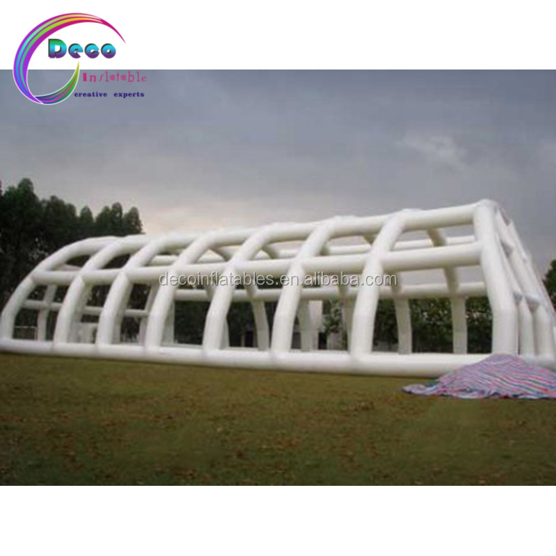 Giants green and white dome tent cover inflatable tennis court for sport game