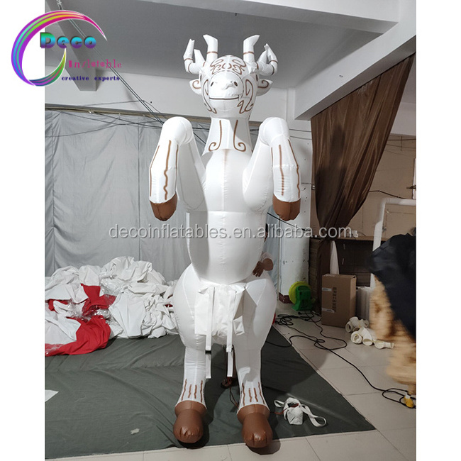 Christmas Festival Parade Party Event Attractive Inflatable Walking Reindeer adult Costume