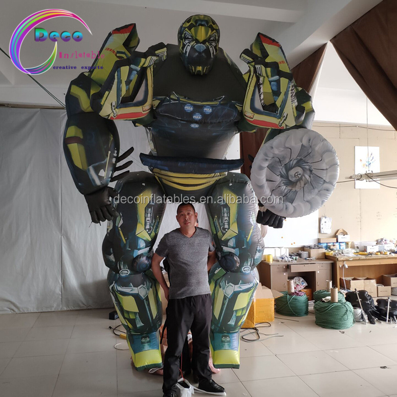 Customized inflatable giant inflatable walking robot model costume for inflatables advertising