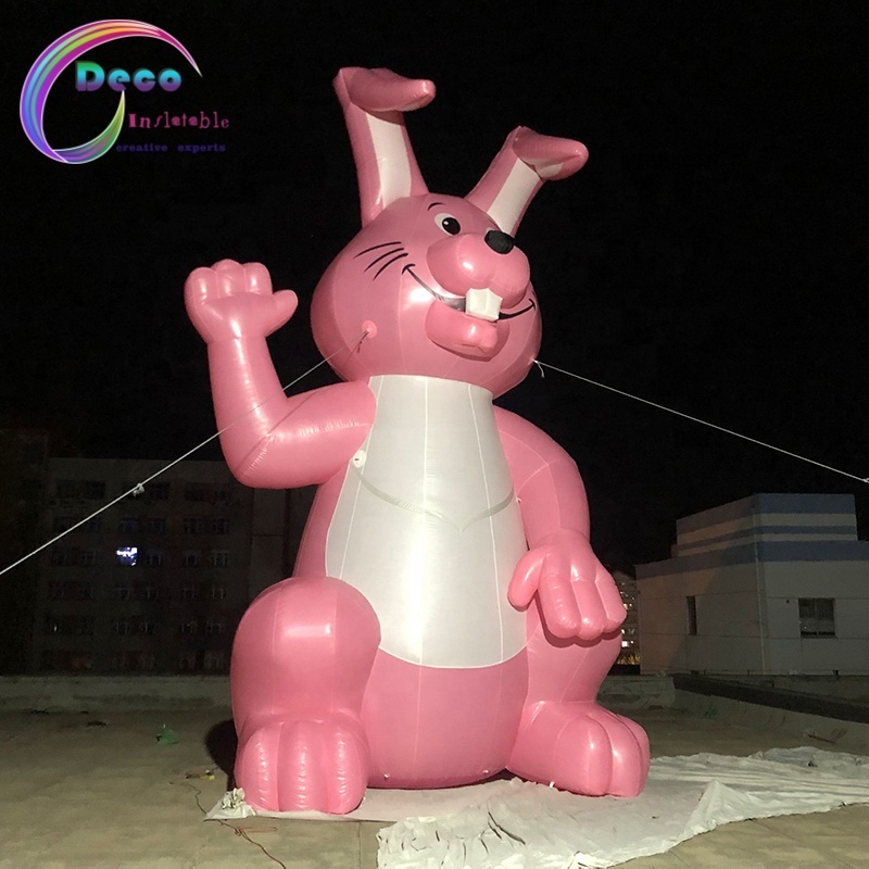 Outdoor Giant Advertising Inflatable Rabbit Model