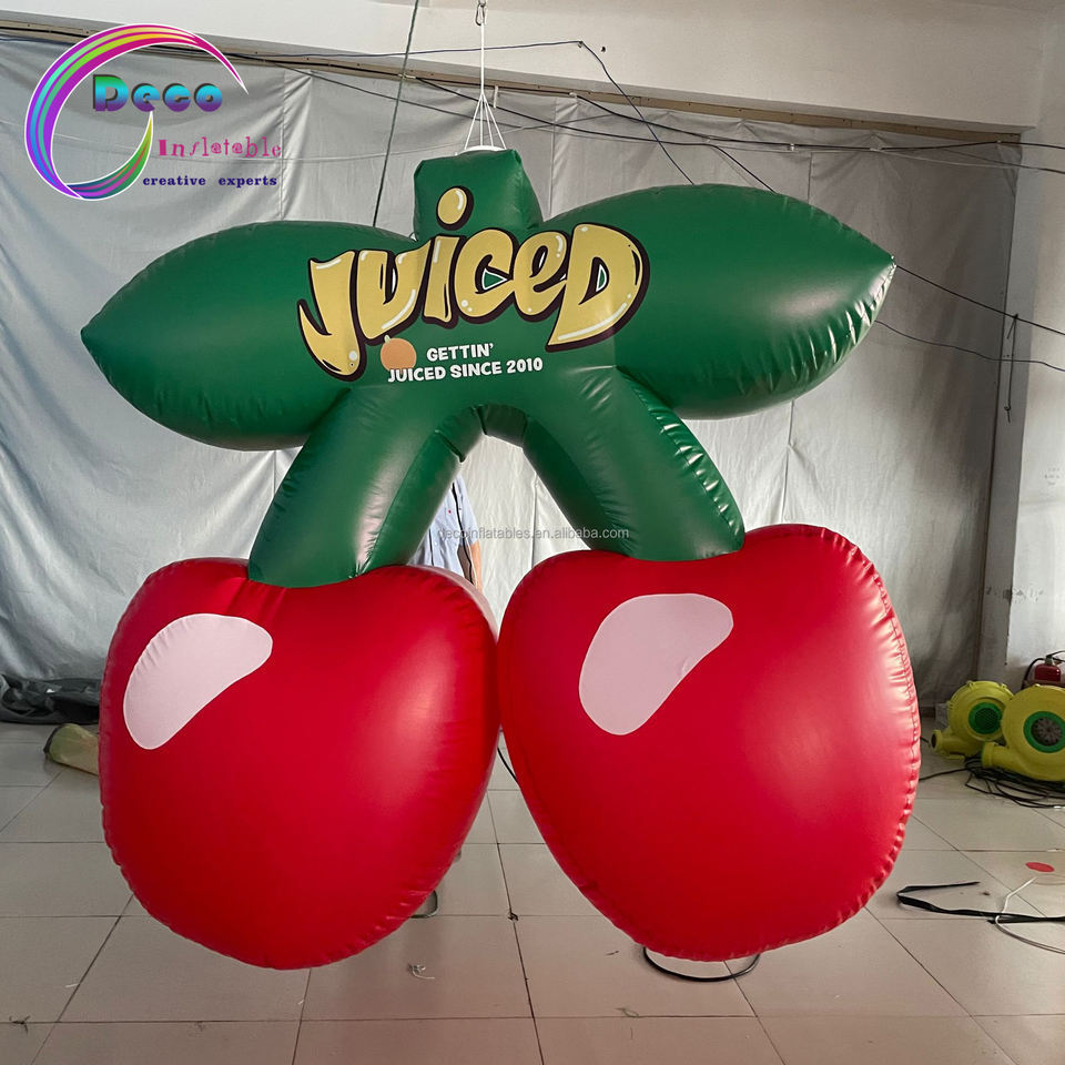 Event Decoration Shopping Mall Advertising Decoration Giant Inflatable Cherry