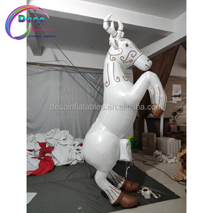 funny carnival parade decoration waking inflatable Reindeer deer mascot costume puppet inflatable elk costume