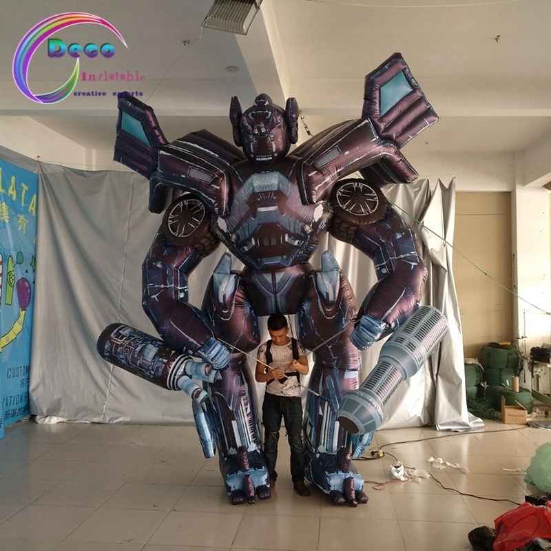 Giant Decoration Walking Inflatable Robot Toy Costume