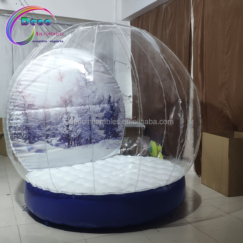 inflatable snow globe/giant customs snowball for christmas