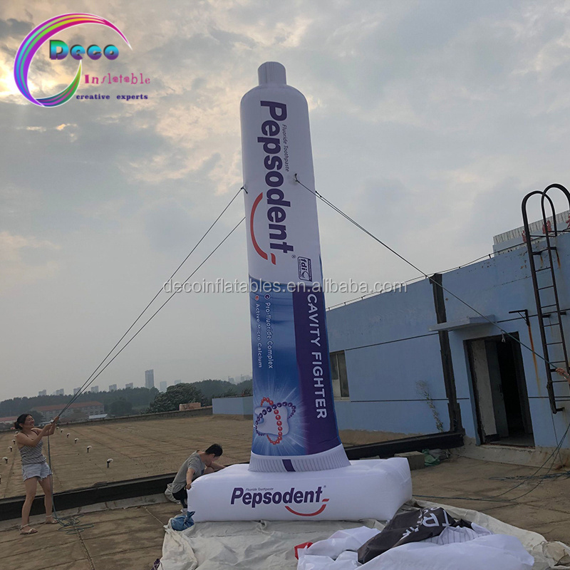 customized shape Advertising inflatable dentistry mascot inflatable toothpaste model