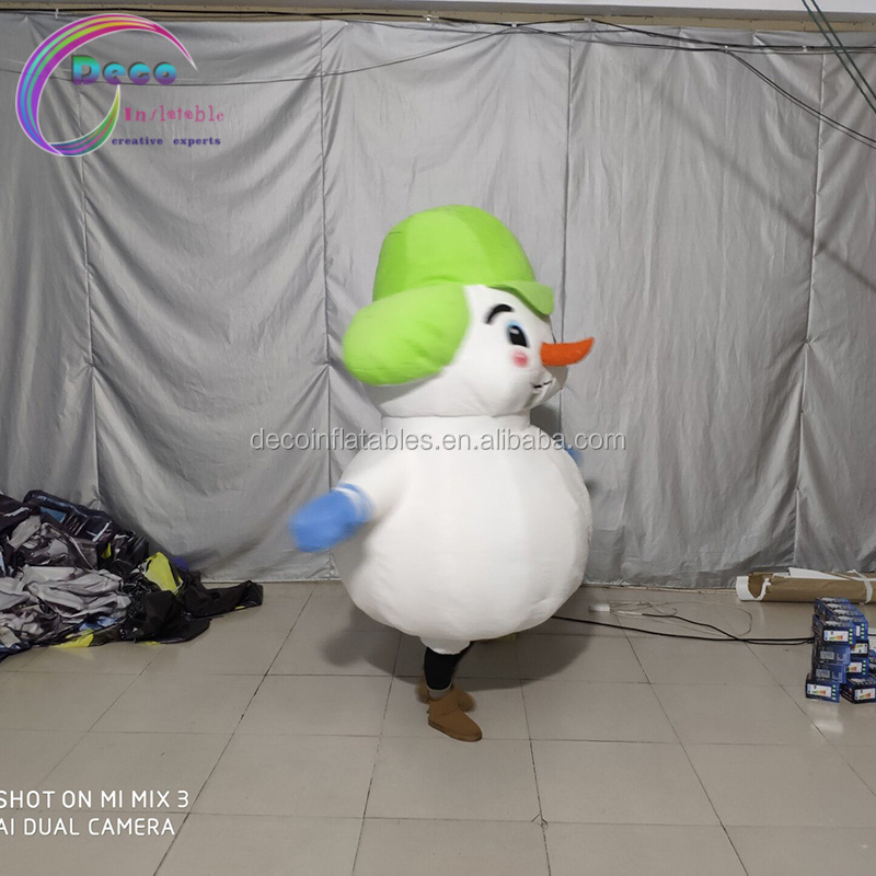 Inflatable Christmas New Year Decoration Olaf Mascot Costume Inflatable Snowman Costume