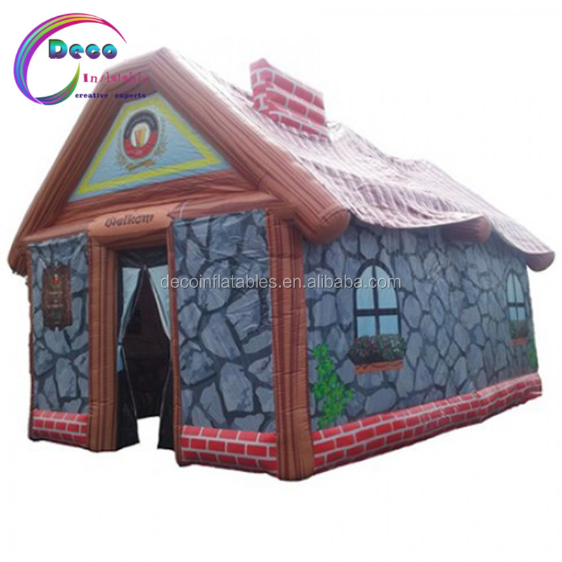 new design outdoor air house tent inflatable log cabin