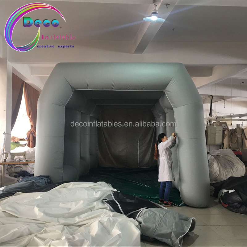 Customized portable inflatable car cover repair workshop wash shelter inflatable car garage tent