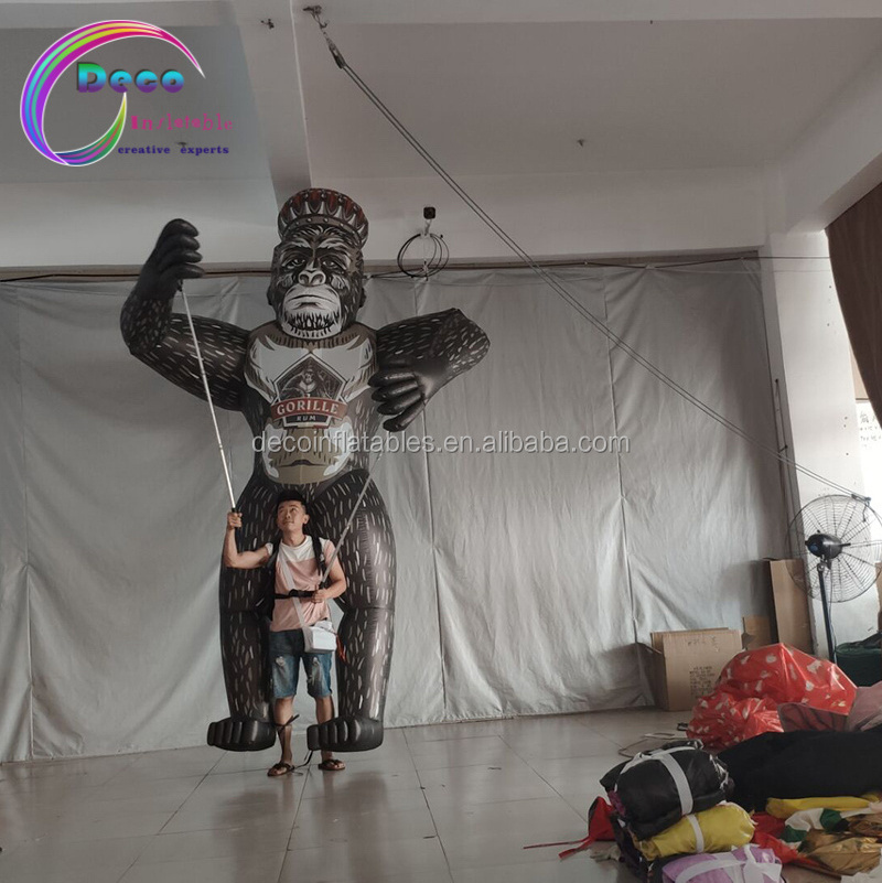 vivid design performance inflatable Gorilla King Kong puppet costume