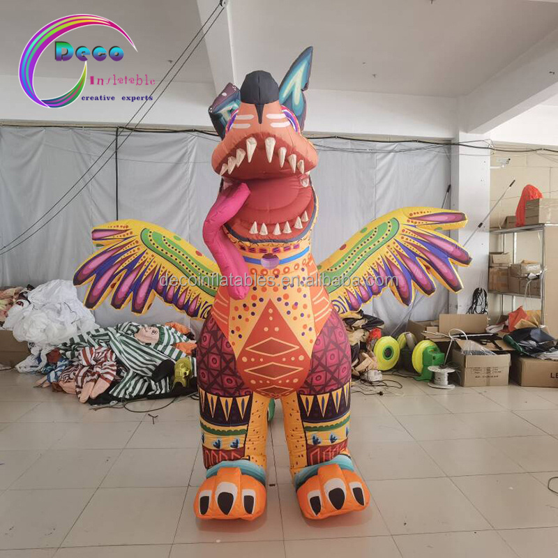 Festival Inflatable Moving Cartoon Costume Inflatable Mascot Dog Costume