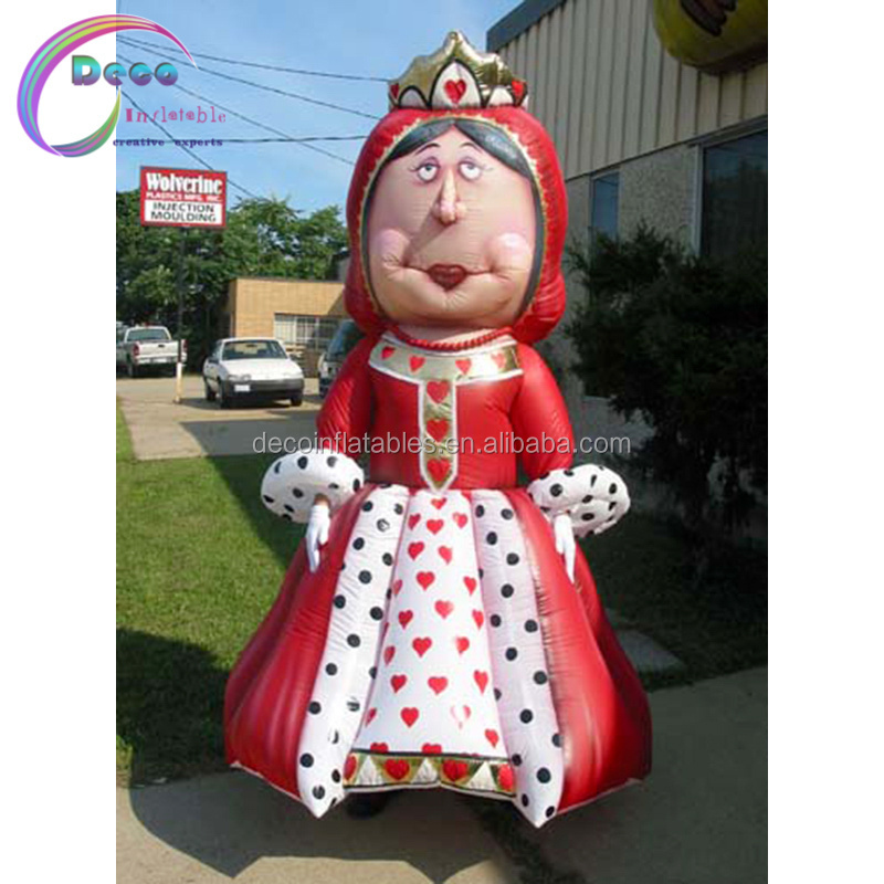 Inflatable princess walking costume