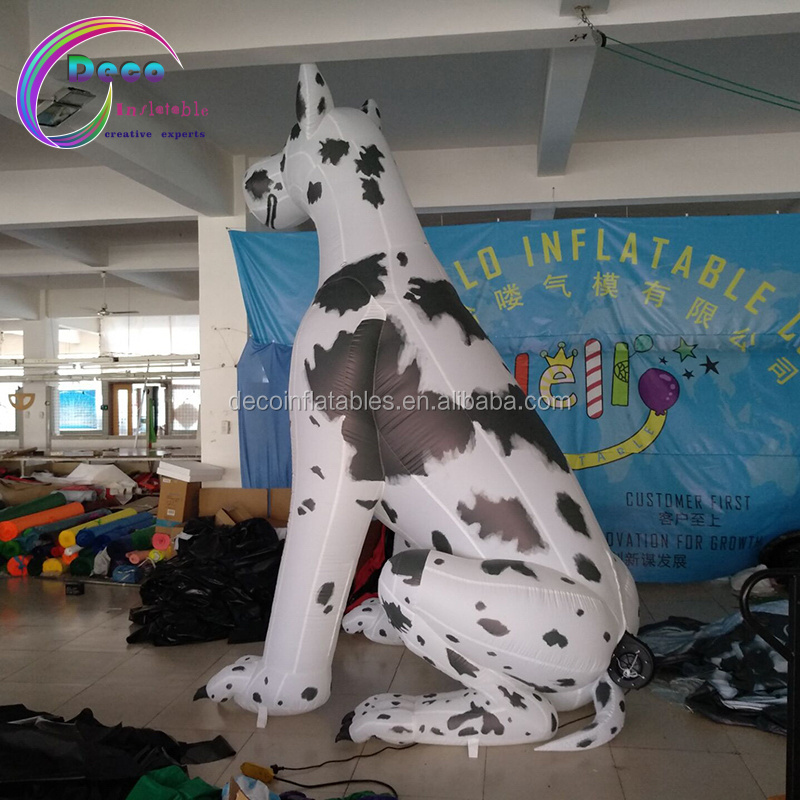 Hot selling inflatable spotted dog outdoor advertising giant inflatable animal dog