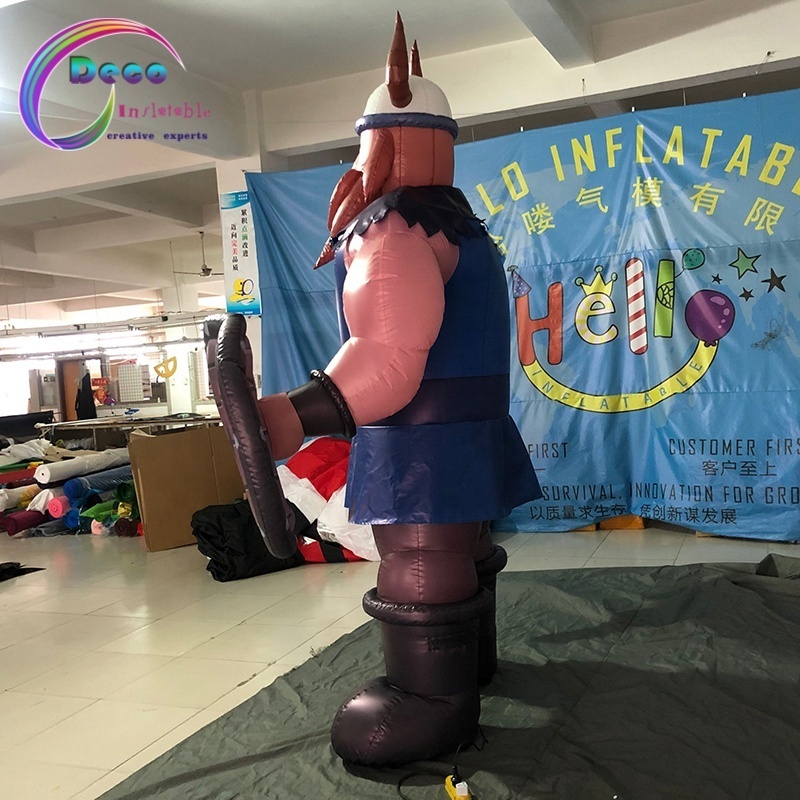 custom 3D figure parade huge inflatable viking