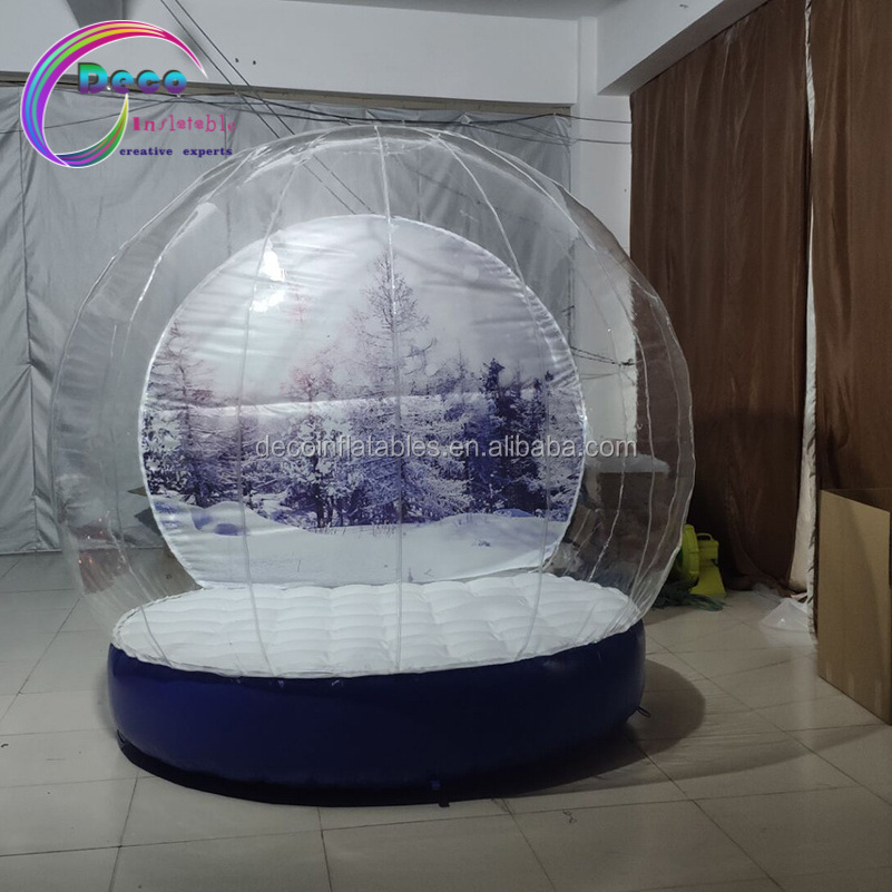 inflatable snow globe/giant customs snowball for christmas