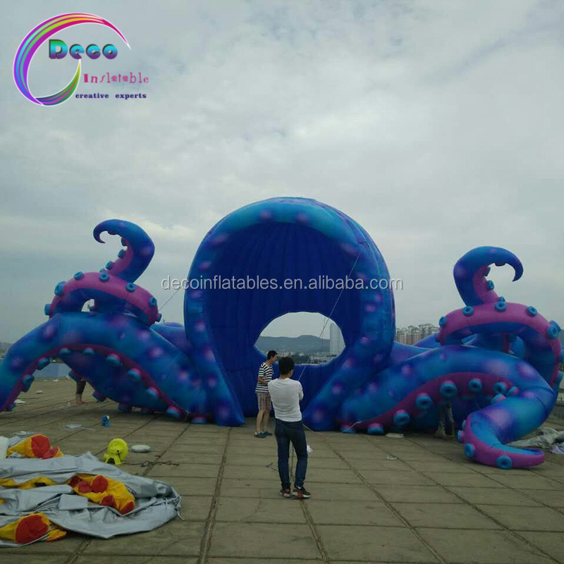 Inflatable Tentacle Artificial Octopus Tentacles DJ booth tent