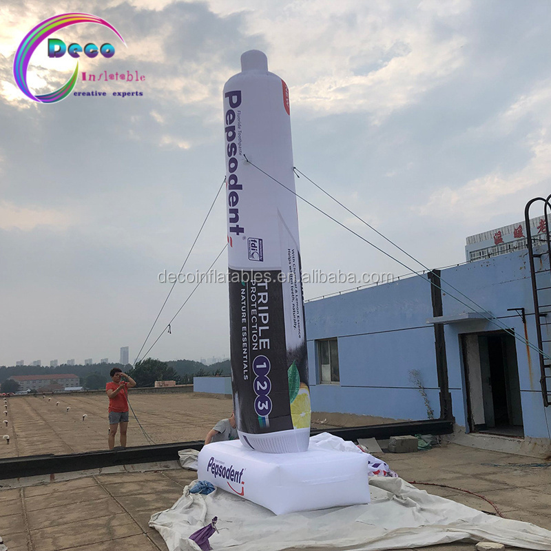 customized shape Advertising inflatable dentistry mascot inflatable toothpaste model