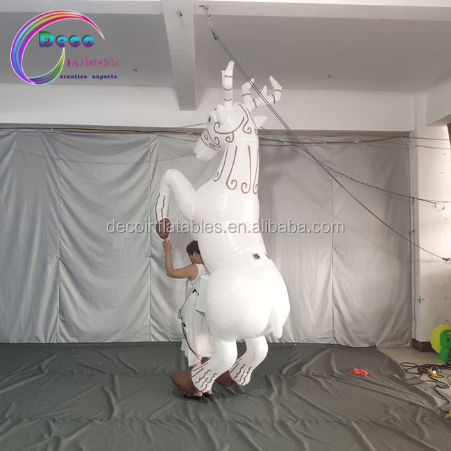 Christmas inflatable moose costume inflatable animal mascot performance costume inflatable elk costume