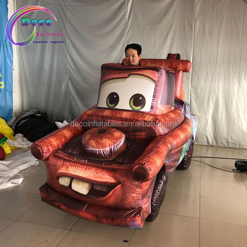 Funny Inflatable Cartoon Trailer Walking Suit Inflatable Walking Car Costume Inflatable Car Costume