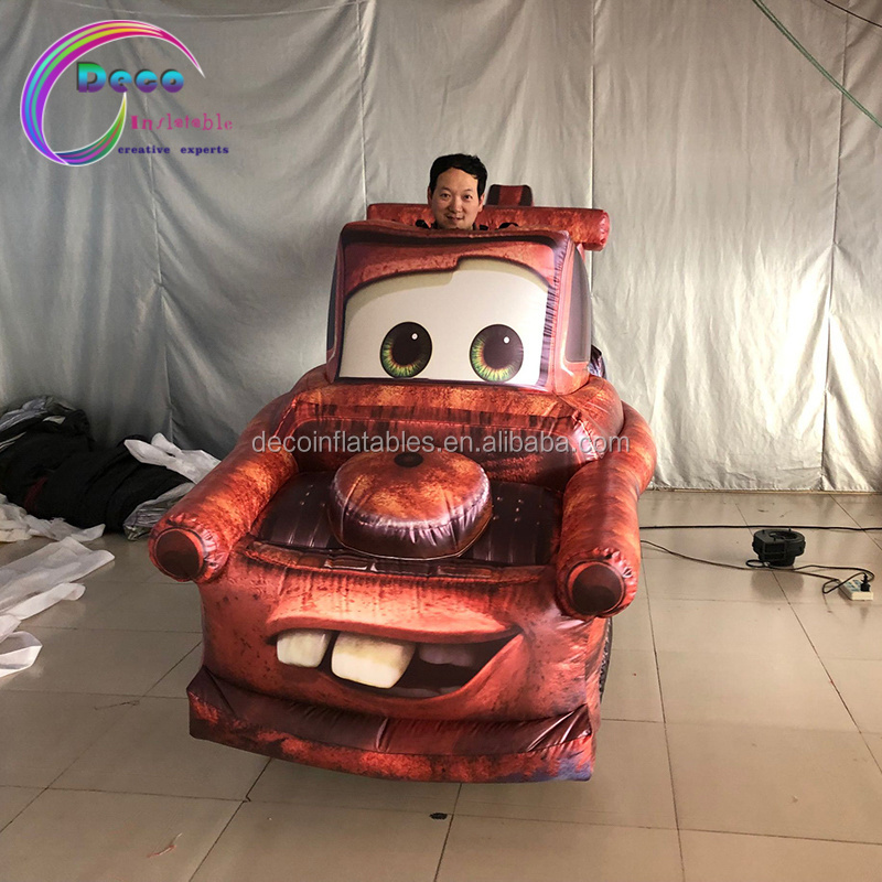 Funny Inflatable Cartoon Trailer Walking Suit Inflatable Walking Car Costume Inflatable Car Costume