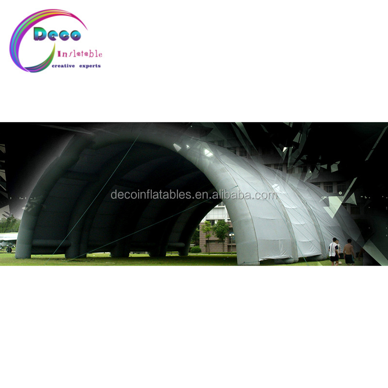 Custom Outdoor Giants Inflatable hangar tent/ Airtight large inflatable building inflatable garage