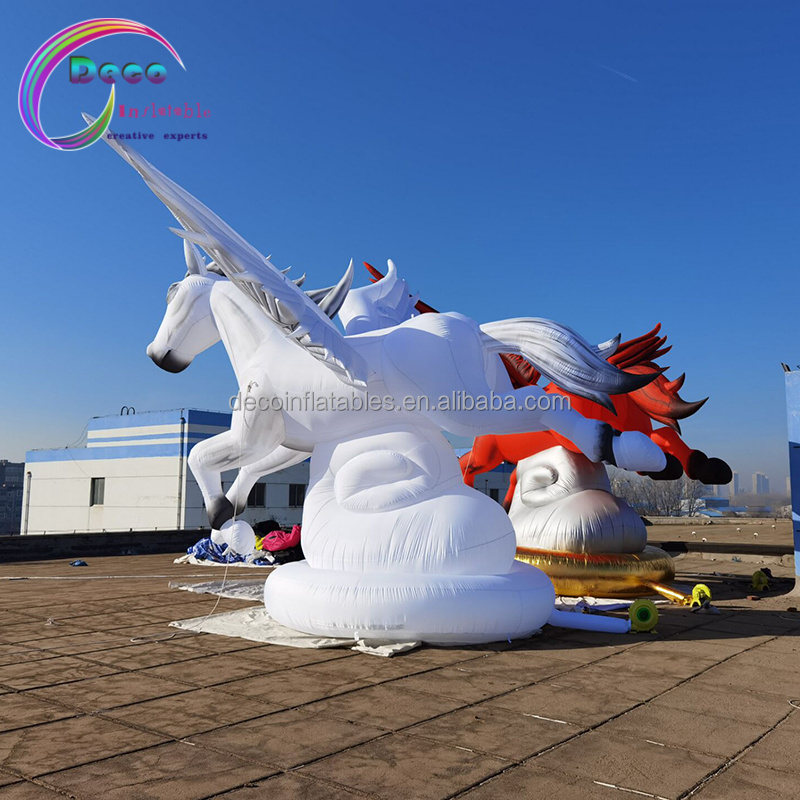 Giant Outdoor Advertising Event Party Show Inflatable Flying Horse